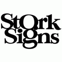 Stork Signs Logo PNG Vector