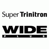 SuperTrinitron Wide Plus Logo Vector