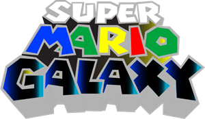 Super Mario Galaxy Logo PNG Vector