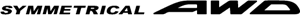 Symmetrical AWD Logo PNG Vector