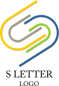 S Letter Line Logo Vector