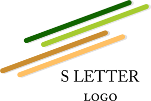 S Line Letter Logo PNG Vector