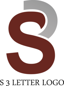 S3 Letter Logo PNG Vector