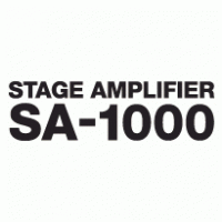 SA-1000 Stage Amplifier Logo PNG Vector