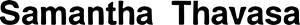 samantha thavasa Logo PNG Vector