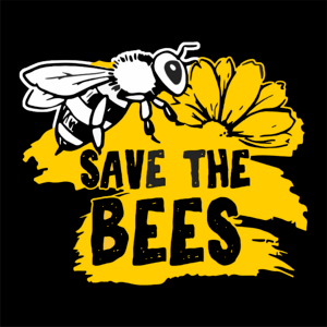 SAVE THE BEES Logo PNG Vector