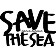 Save the Sea Logo Vector