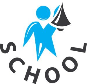 School Student Ringing Logo Vector