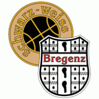 Schwarz Weiss Bregenz 70's - 80's Logo Vector