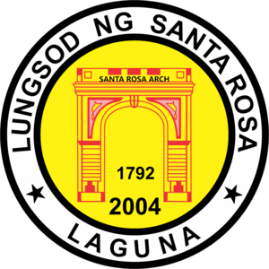 Seal of Santa Rosa, Laguna Logo PNG Vector