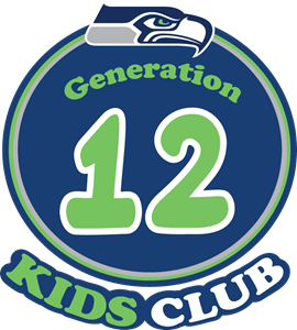 Seattle Seahawks Generation 12 Kids Club Logo PNG Vector