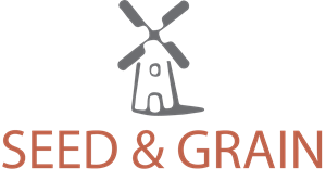 Seed Grain Logo Vector