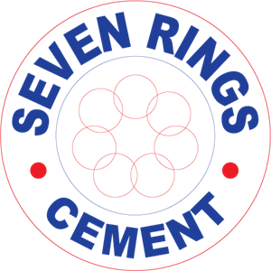 Seven Rings Cement Logo Vector
