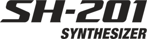 SH-201 Synthesizer Logo PNG Vector