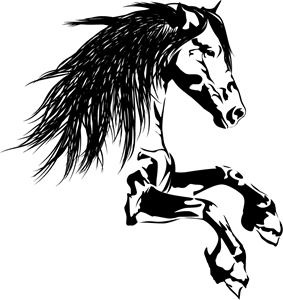 sharan rudrox Horse Logo Vector