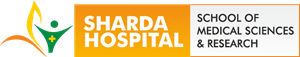 Sharda Hospital Logo Vector