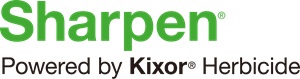 Sharpen Powered by Kixor Herbicide Logo PNG Vector