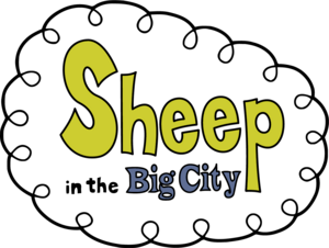 Sheep in the Big City Logo PNG Vector