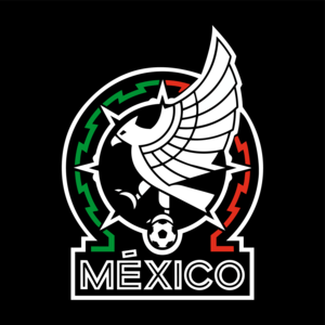 Shield of the Mexican Soccer Team Negative version Logo PNG Vector