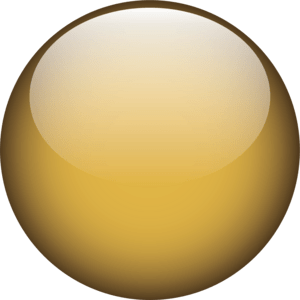 Shiny Golden Button Logo PNG Vector