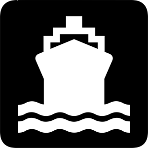 SHIP HARBOR SYMBOL Logo Vector