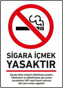 Sigara İçmek Yasaktır Logo PNG Vector
