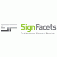 Sign Facets Logo PNG Vector