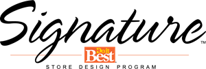 Signature Store Design Program Logo Vector