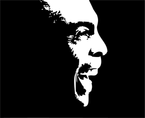 Silhueta Gilberto Gil Logo Vector