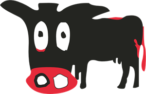 Silly Cow Design Germany Logo Vector