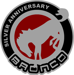 silver anniversary bronco Logo Vector
