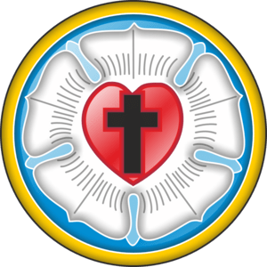 Símbolo do Luteranismo - a Rosa de Lutero Logo PNG Vector