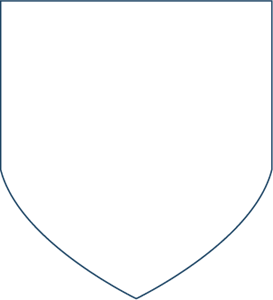 SIMPLE OUTLINE SHIELD Logo PNG Vector