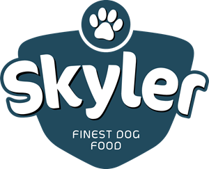 Skyler Finest Dog Food Logo Vector