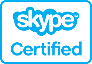 Skype Certified Logo Vector