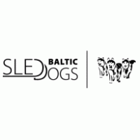 Sled Dogs Baltic Logo PNG Vector