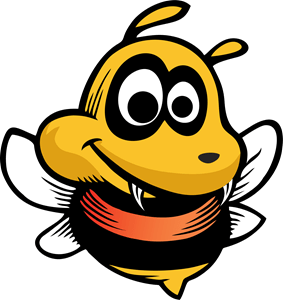 Smart Bee Gost Logo PNG Vector