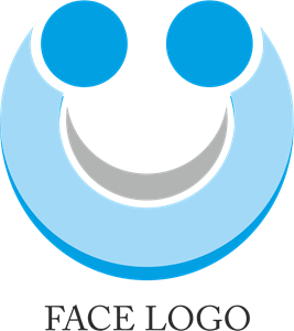 Smile Face Logo PNG Vector