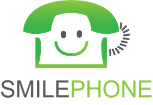 Smile Phone Logo Vector