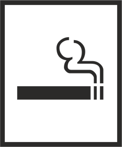 SMOKING AREA PICTOGRAM Logo PNG Vector