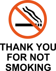 SMOKING FORBIDDEN SIGN Logo PNG Vector