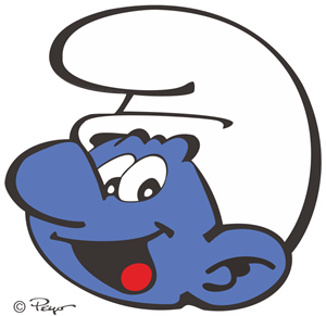 Smurf (fiction) Logo PNG Vector
