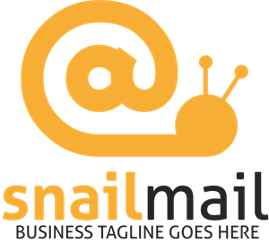 Snail Mail Logo Vector