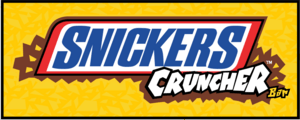 Snickers Cruncher Chocolate Bar Logo PNG Vector