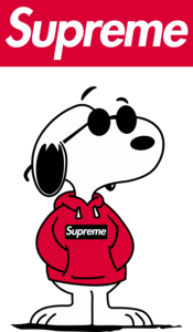 Snoopy Supreme Logo PNG Vector