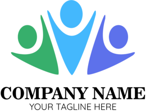 Social Human Company Logo PNG Vector