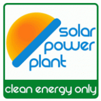 Solar Power Plant Logo PNG Vector