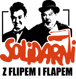 Solidarni z Flipem i Flapem Logo PNG Vector