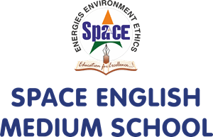 Space English Medium School Logo PNG Vector