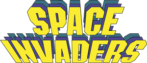 Space Invaders Logo Vector
